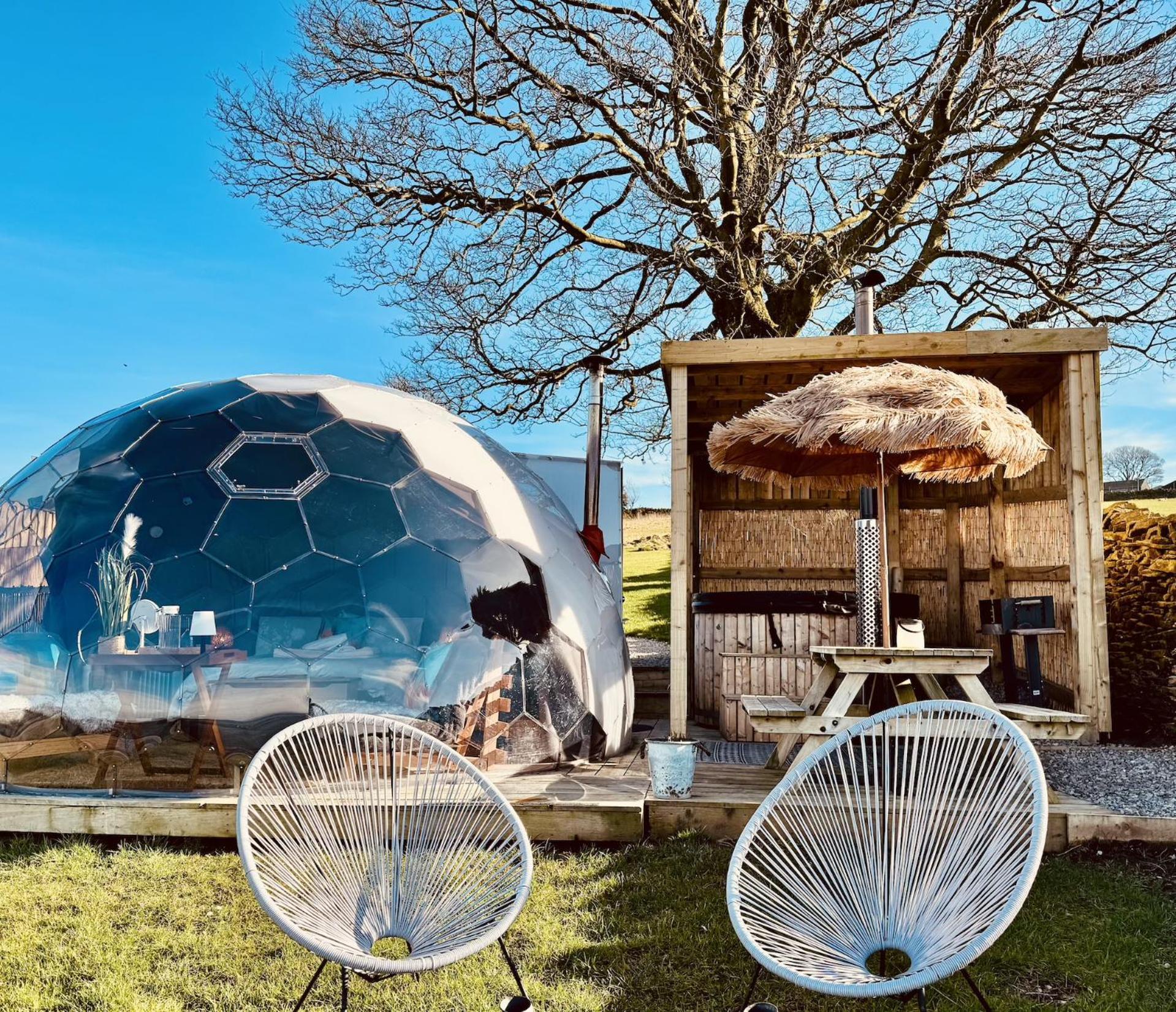 Deerstone Glamping Hotel Earby Buitenkant foto